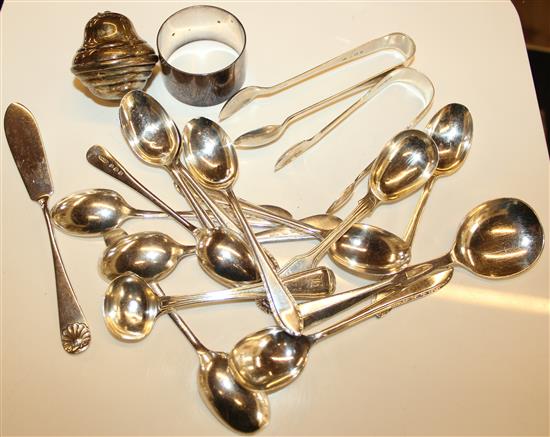 Silver spoons etc